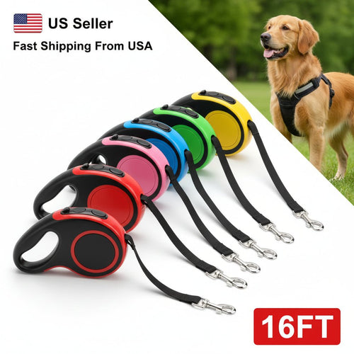 FlexiGlide 16.5 | Premium High - Visibility Retractable Leash - Allsell.org