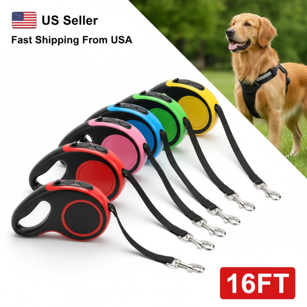 FlexiGlide 16.5 | Premium High - Visibility Retractable Leash - Allsell.org