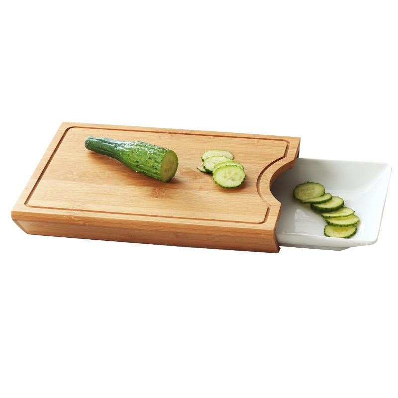 Multifunctional Household Chopping Board With Dish - AllSellorg