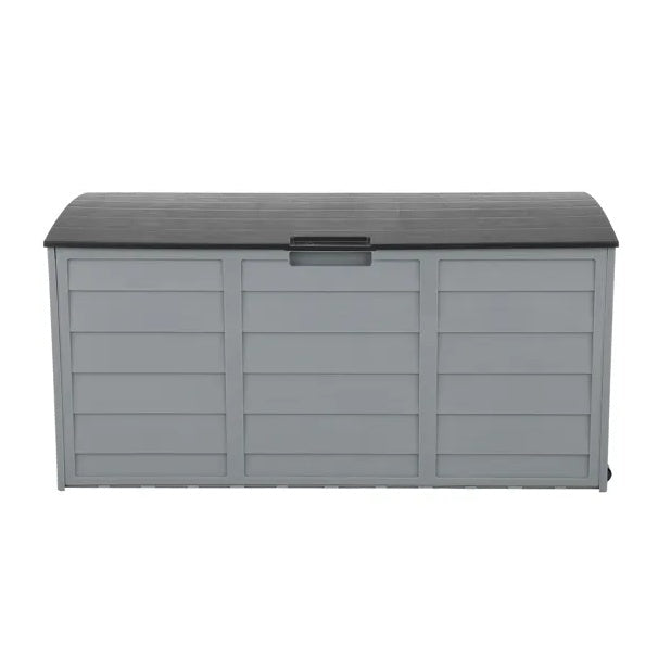 Outdoor Garden Plastic Storage Deck Box Chest Tools Lockable Seat 75gal 260L - AllSellorg